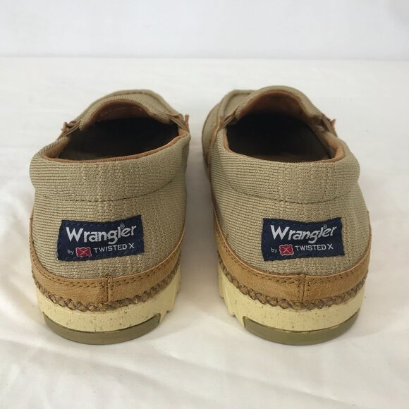WRANGLER TWISTED X ~ MENS 9M ~ TAN ZERO-X ~ LOAFER SLIP ON SHOE - Picture 5 of 8